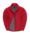 Softshell Heren Jas B&C ID.701 Red-Warm Grey